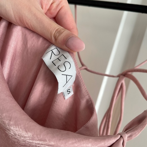 Revolve Pink Satin Dress - Picture 5 of 5